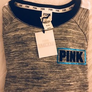 Pink Victoria Secret shoulder crew, size M